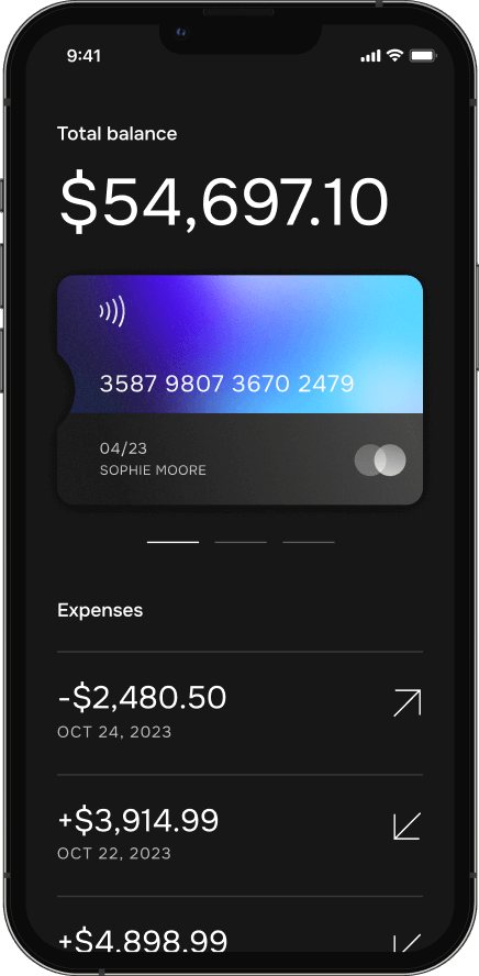 The Credit Card Of The Future - Bnkly X Webflow Template